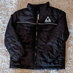 Kids 3T Black Gerry Puffer Jacket Coat